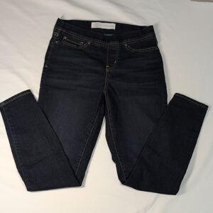Signature by Levi Strauss Pull-On Dark Blue Skinny Jeans
